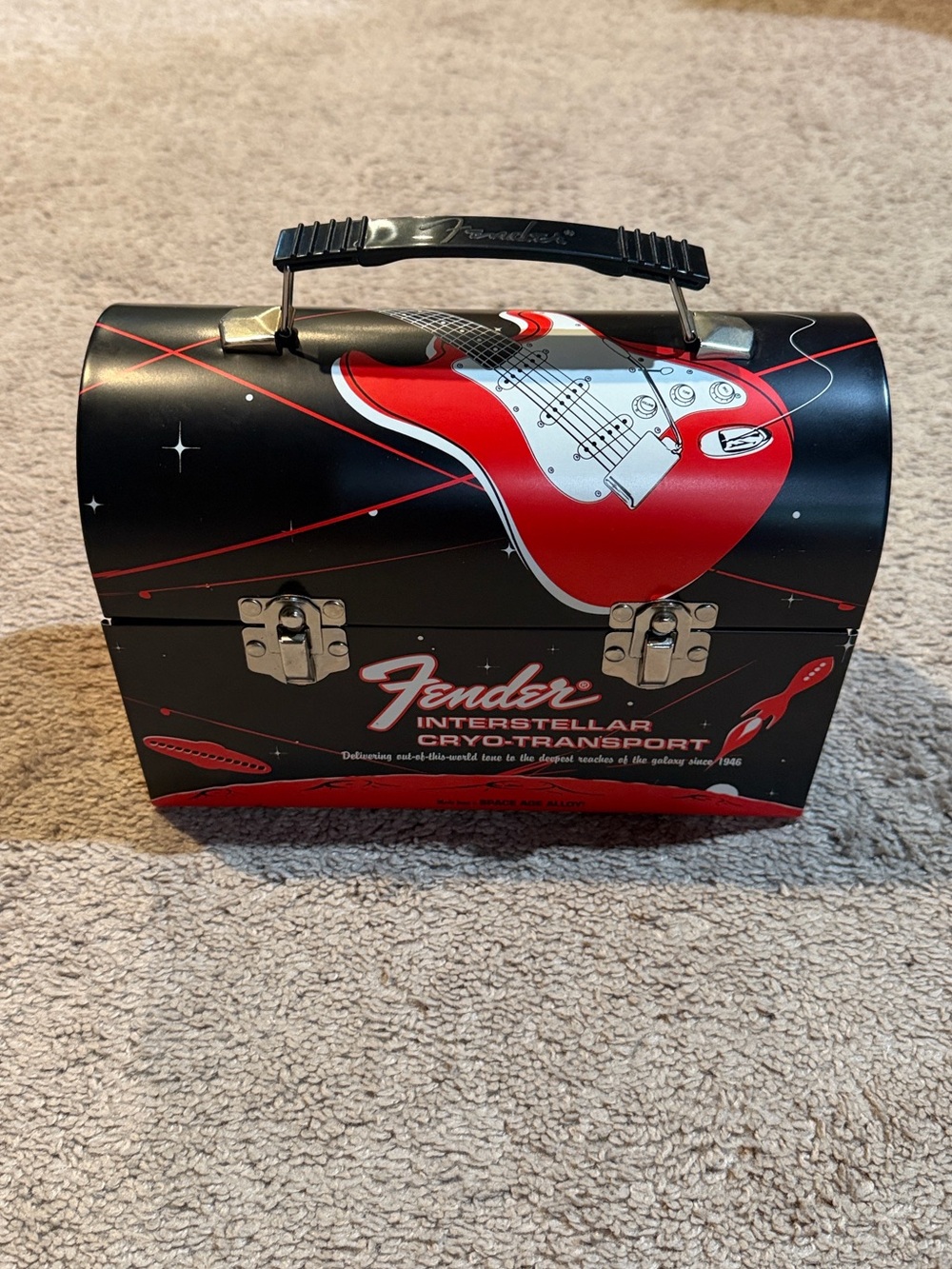Fender Metal Lunchbox: Interstellar Cryo-Transport collectible 2007